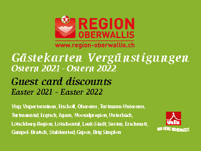Guest Card Upper Valais 2021-2022
