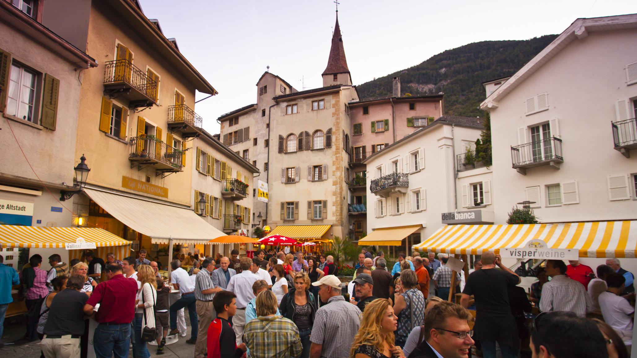 Pressebild Visp - Altstadt romantisch