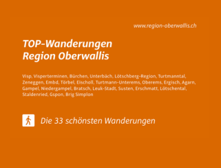 Pocketguide Wanderungen Region Oberwallis